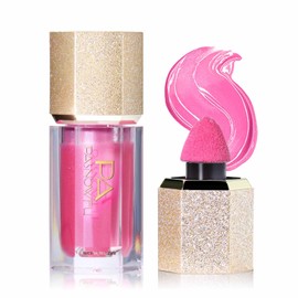 DAGEDA Colorete Líquido, colorete en crema suave, colorete en barra cremoso de larga duración para maquillaje (rosa melocotón)