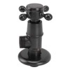 Solid Brass Angle Stop Valve Retro Thickened Cold Hot Triangle