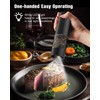 Rechargeable Electric Salt and Pepper Grinder Set, Automatic Salt Pepper