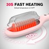 MiroPure Hair Straightener Brush Straightening Curler Hot Comb Electric 5