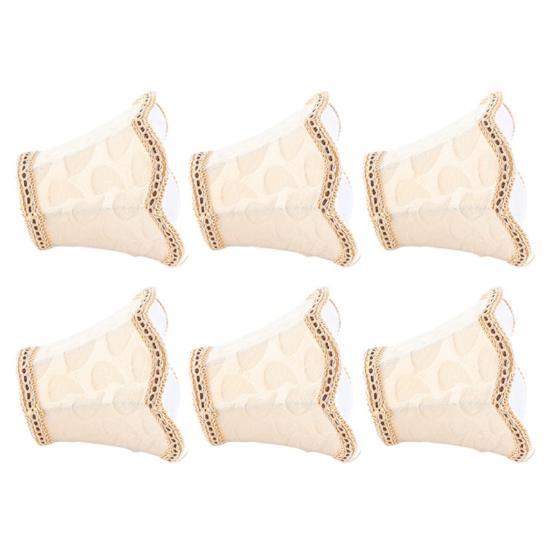 6PCS Fabric Lampshade Wall Lamp Cover Chandelier Lamp Shade for