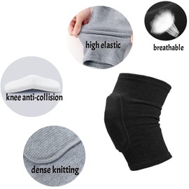 IBLUELOVER Kids Knee Pads Volleyball Dance Knee Sleeves Support Crashproof Sponge Knee Brace Antislip Knee Protector Guard Compression Kneepads for Dance Sports Cycling Skating Football Yoga Exercise