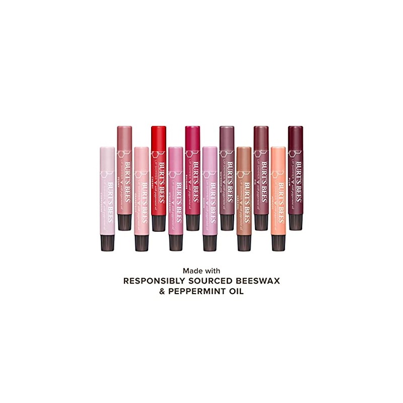Burt's Bees 100% Natural Moisturizing Lip Shimmer, Peony - 1