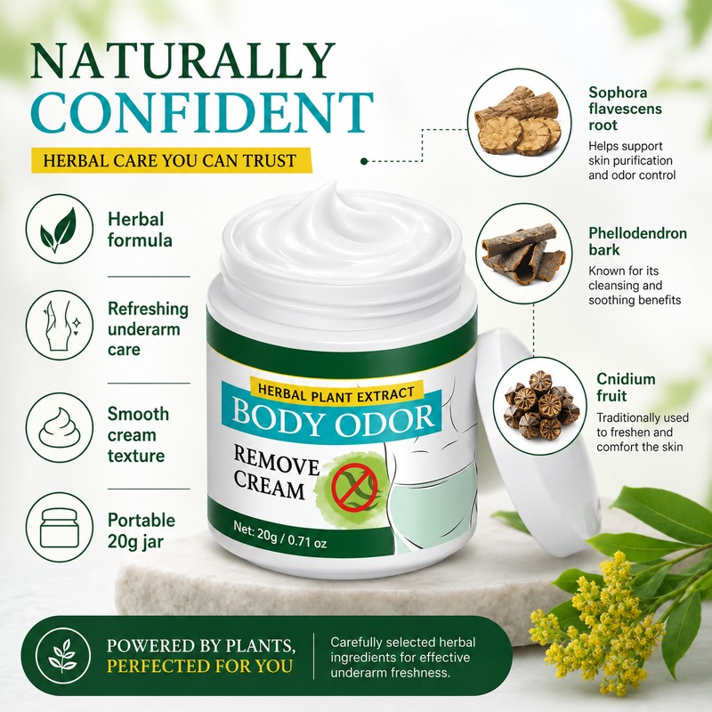 Underarm Deodorant Cream for Daily Freshness – Herbal Body Odor
