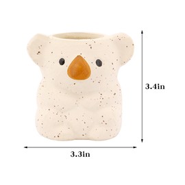 Jascaela Lovely Koala Scented Candle Essential Oil Scented Home Scented Soybean Jar Candle Brithday Party Gift Set