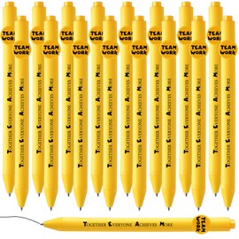 Fuutreo 50 Pcs Employee Appreciation Gifts Inspirational Pens Motivational Quotes Ballpoint Pens Smile Face Pen for Coworker Employee(Team)