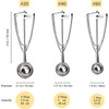 Cookie Scoop, Ice Cream Scoop, Cookie Scoops for Baking, 3-Piece