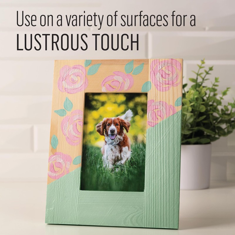 FolkArt Perle Acrylic Craft Paint, Cashmere Blue, 2 fl oz