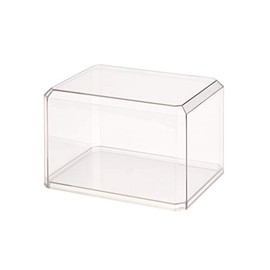 Pioneer Plastics 865C Clear Plastic Mini Helmet Display Cases, 8" W x 6" D x 5" H, Pack of 2