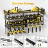 POKIPO Large Power Tool Organizer Wall Mount,4 Layers Heavy Duty