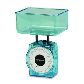 SmartHeart Báscula mecánica de cocina | Medidas precisas con cuenco extraíble | Unidades de medición: libras, oz, g, ml