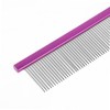 Beavorty Durable Pet Comb Ergonomic Rounded Ends Grooming Tool for