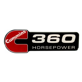 n/a Cummins 360 HORSEPOWER DIESEL EMBLEM