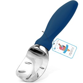 ROYALTEC Ice Cream Scoop, Dish Washer Safe Ice Cream Spoon for Hard ice Cream with a Comfortable Grip Handle, Sturdy and Durable Design (Classic Blue)