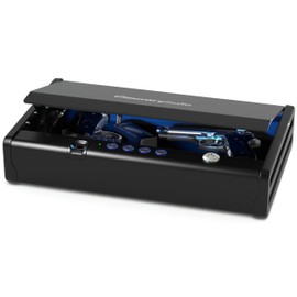 SentrySafe QAP2BLX Quick Access Pistol Safe, New Version: 2 Gun Capacity & Interior Light