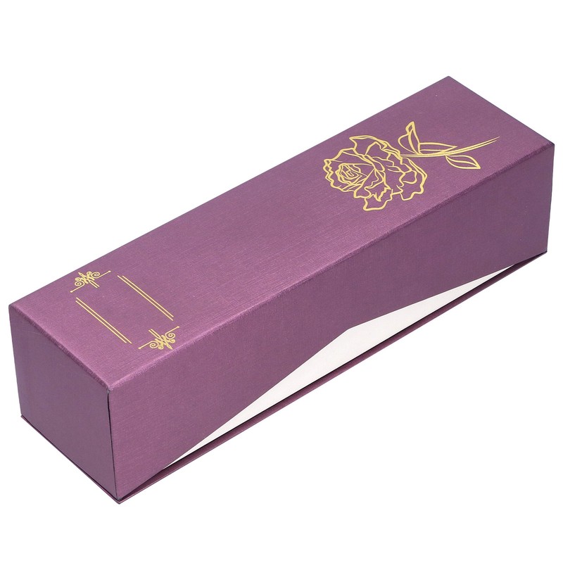 24K Gold Plated Real Rose Yellow Rose with Base Valentine's