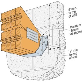 Simpson Strong-Tie LGUM410-SDS High-Capacity Beam/Girder Hangers for Concrete