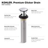 Kohler RH1464524-CP Clicker Drain with Overflow in Polished Chrome