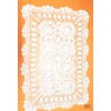Damanni 2PC Rectangular Cotton Handmade Crochet Lace Table Runner Doilies