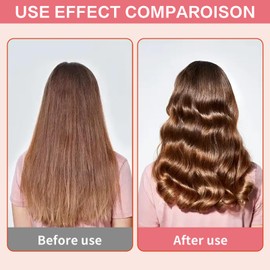 Benaewa 4 Pcs Heatless Curling Rods, Overnight Blowout Rod with Hairnet and 2pcs Hairband, Soft Velvet Flexi Rods With Hook (Pink)