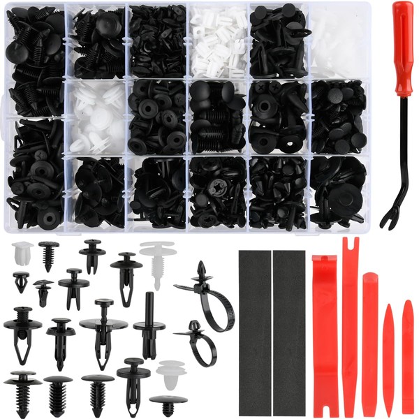 BATINO 716 Piece Car Mounting Clips, Car Clips Set, Expansion
