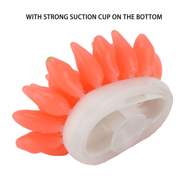 Aquarium Artificial Silicone Decoration Fish Tank Simulation Silicone Coral OrnamentRed