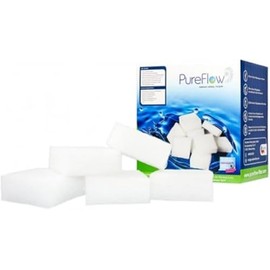 PureFlow 3D filter cubes - highly effective premium pool filter, filter material, replacement for sand filter and glass filter - for pool, Whirpool, high-tech pool filter, made in Germany