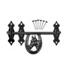 Sunset Valley Metalcraft Heavy Duty Horseshoe Barn Door Latch, Stall