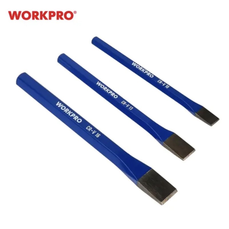 WORKPRO 3-teiliges Meißel-Set aus Eisen