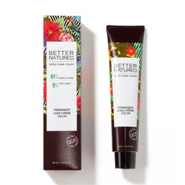 Better Natured Permanent Liqui Creme Hair Color Dye | 100% Gray Coverage | Rich & Vibrant Coloring | Naturally-Derived | Vegan | 10N Lightest Natural Blonde