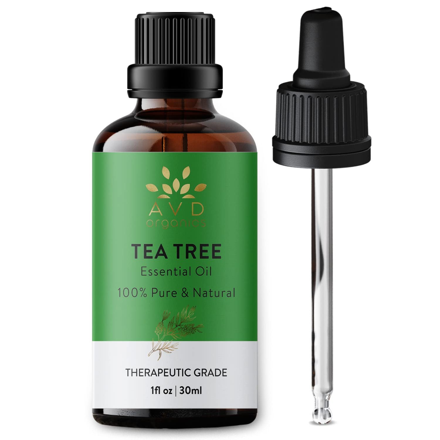 AVD Organics Tea Tree Essential Oil 30ml | 100% Pure and Natural ...