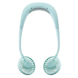 THREEUP NF-T2129-GN Three-Up Heatstroke Prevention Peltier Type, Instantaneous Cooling Plate, Neck, Cool, Fan, 3 Levels, Mint Green