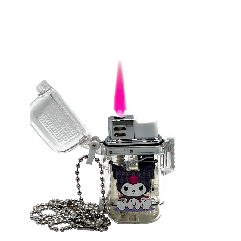 NIVEK Kulomi Transparent Cute Lighter Waterproof Lighter Refillable Kitty KT