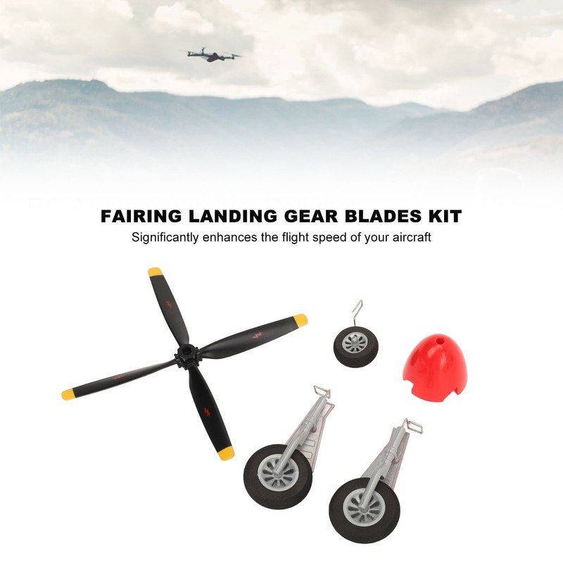 Fairing Landing Gear Blades Kit Easy to Assemble for Wltoys