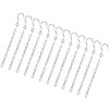 Ciieeo 12pcs Hangers for Closet Organization Multi-Functional Vertical Clothing Rack