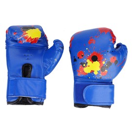 Pissente Kids Boxing Gloves Punch Training Mitts for 2-11 Years Old Children Breathable Durable (Blue)