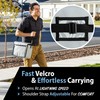 Sleek Space Drinks Carrier with Removable Divider and Velcro Closure,