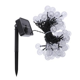 Operitacx Solar Bubble Ball Lichterkette Terrassendekor Licht Wasserdicht Dekoratives Licht Solar LED Licht Outdoor Lampe Baumlicht Dekoration LED Lichter