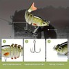 3/5 Pack Bionic Swimming Fishing Lures - Slow Sinking Glide