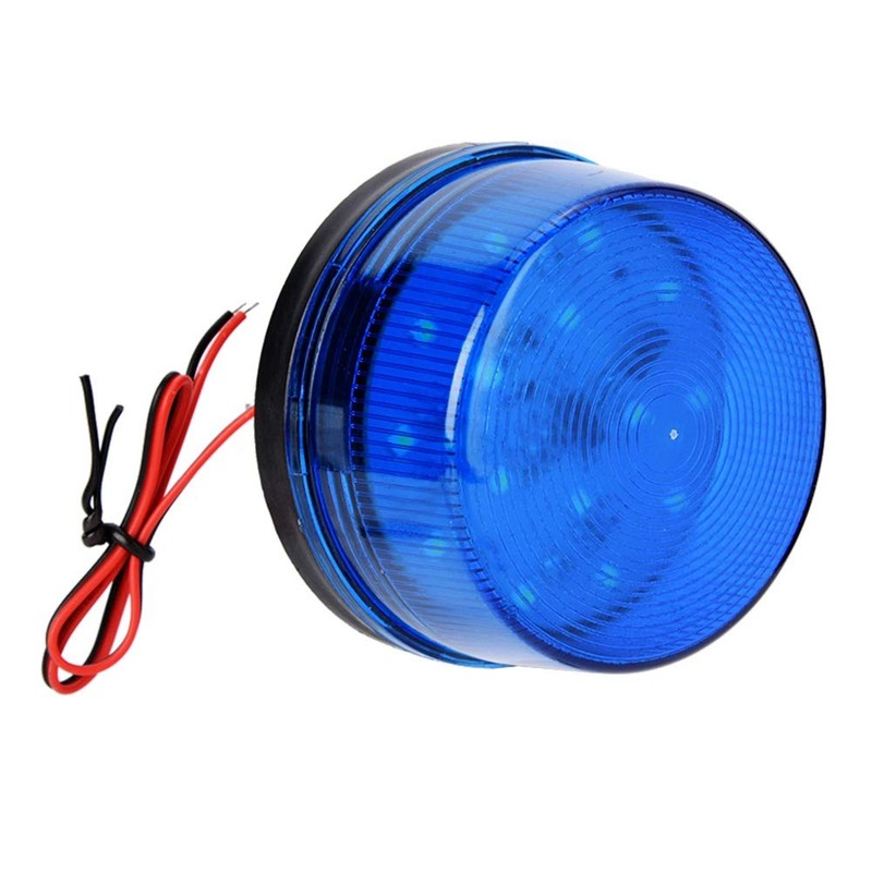 Tosuny Strobe Light,LED Lights 12V/24V LED Blue Warning Safety Flashing