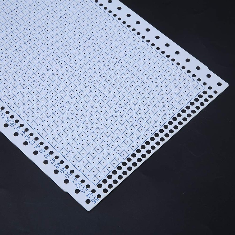 10Pcs Knitting Machine Punch Card, 24 Stitch Blank Punch Card