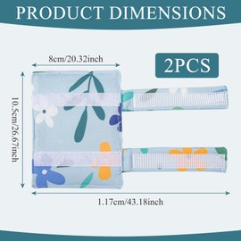 Yxmeiguo 2 Pack Bra Strap Cushion, Pacemaker Pillow Chemo Port Protector Pillow for Bra Strap, Port Pillows for Chemo Patients for Post-Surgery, Mastectomy Recovery, Chest Heart Support