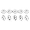 sourcing map 10Pcs M6 Knurled Thumb Nuts, Carbon Steel Round