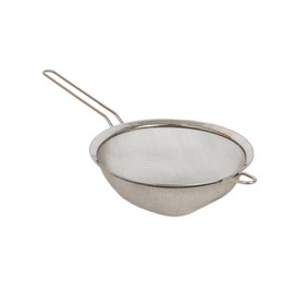 Argon Tableware 1x 20cm Stainless Steel Sieve - Metal Fine Mesh Kitchen Rice Food Flour Baking Cooking Strainer Drainer Colander with Handle