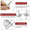 Zorveiio 50Pcs Aluminum Tri-Fold Exploding Pop Rivets 3/16 Large Flange,3/16''x