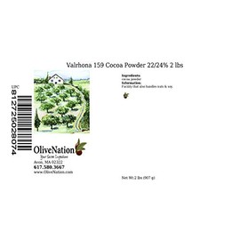 Valrhona 159 Cocoa Powder 20/22% from OliveNation, Unsweetened Dutched Cocoa for Baking and Cooking - 2 lbs