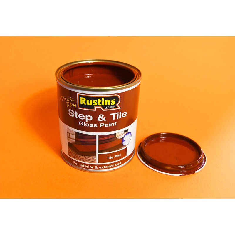Rustins Quick Dry Step & Tile Paint Red 250ml