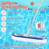 ACTREY Telescopic Pool Pole,12FT Extendable Pool Pole,Heavy Duty Aluminum Telescoping