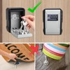 Wall Mounted Key Safe with Combination Code, Weatherproof Key Safe