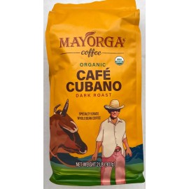 Mayorga USDA Organic Coffee Cafe Arabica Dark Roast Whole Bean, 2 Pounds BB:3/25